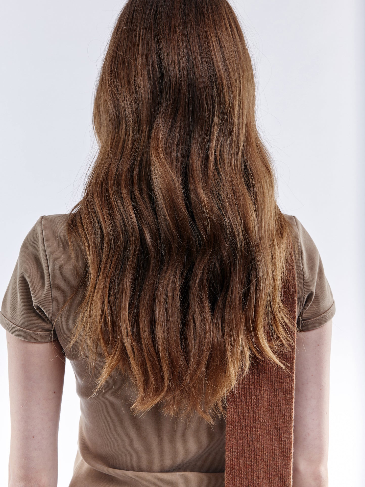 Mini Soft Wool Scarf - Hazelnut