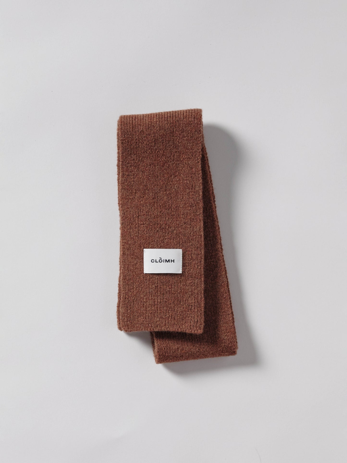 Mini Soft Wool Scarf - Hazelnut