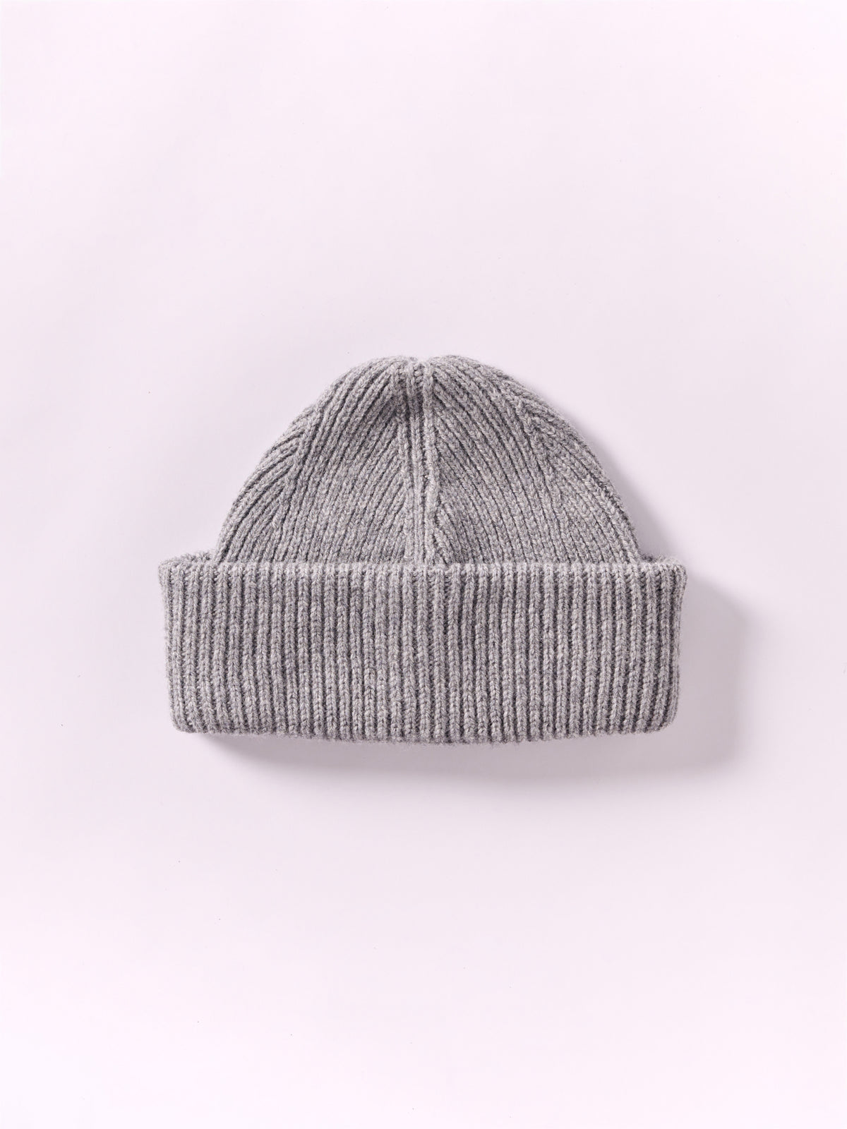 Soft Wool Chunky Beanie Hat - Flannel Grey