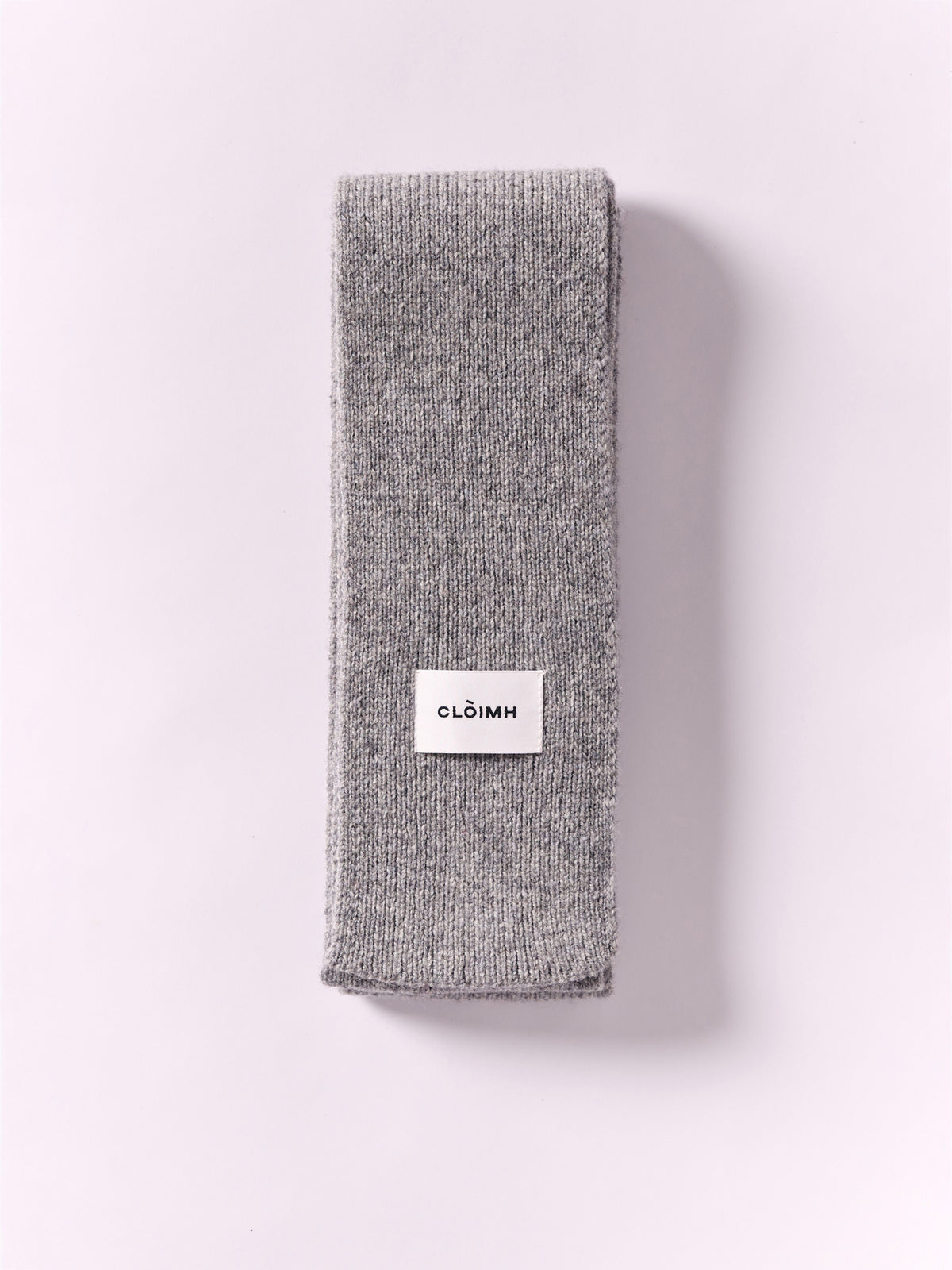 Soft Wool Mini Scarf - Flannel Grey