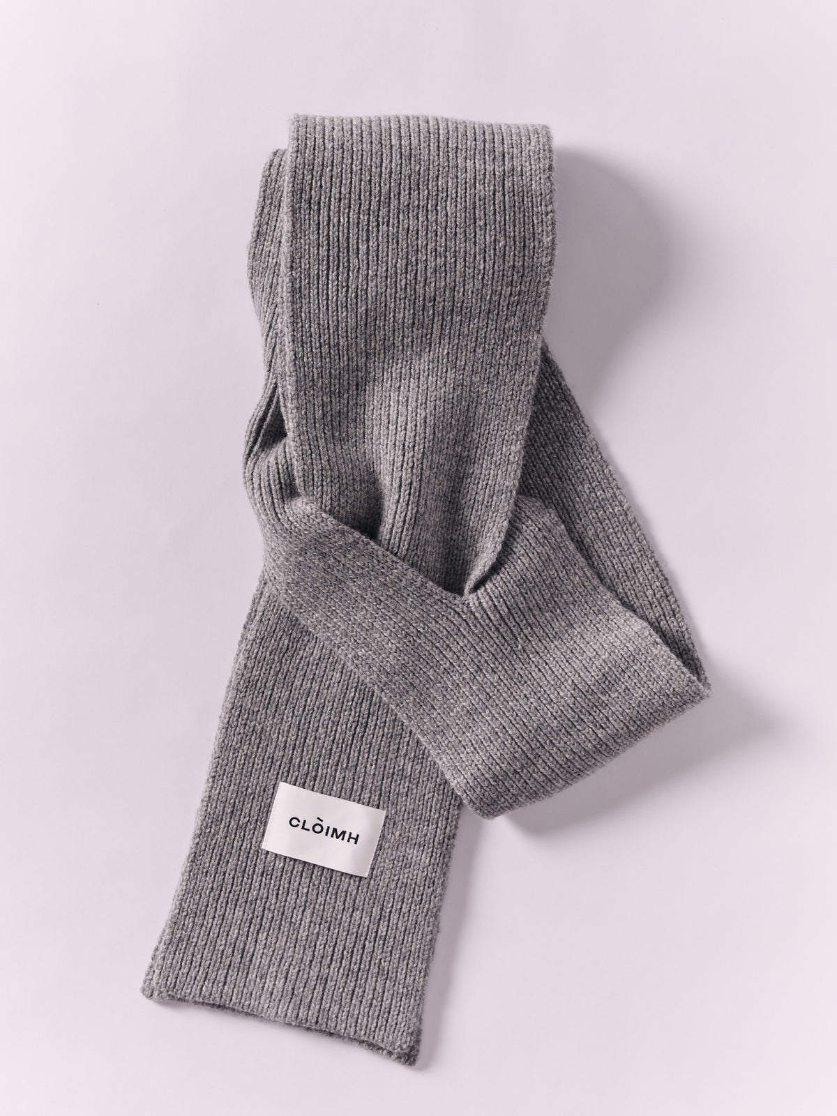 Soft Wool Scarf - Flannel Grey