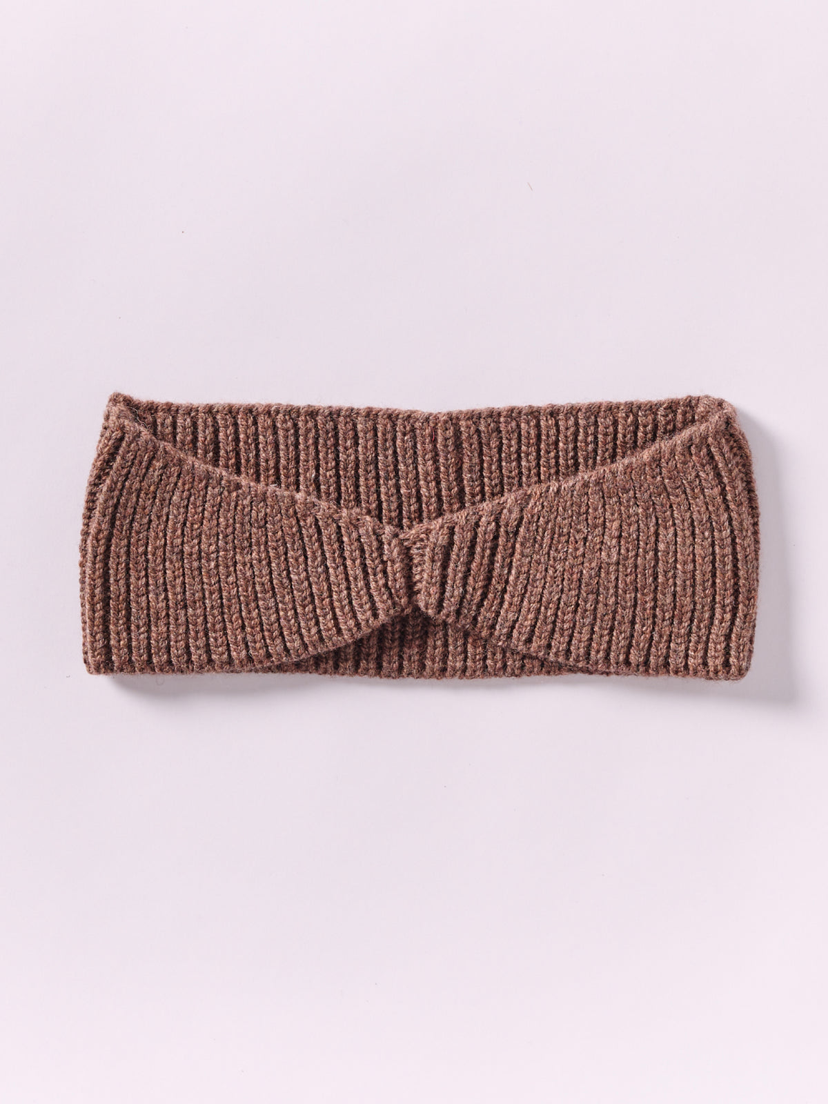 Wool Head Band - Brown