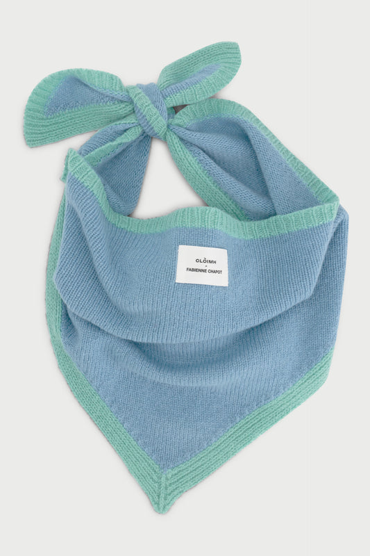 Soft Wool Bandana Scarf - CLÒIMH x Fabienne Chapot