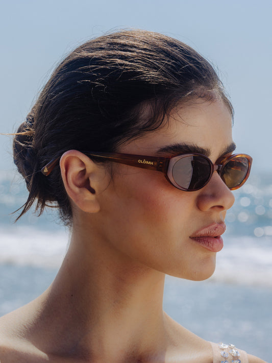 IOLLA x CLÒIMH Sunglasses Frame 002 - Cinnamon Swirl
