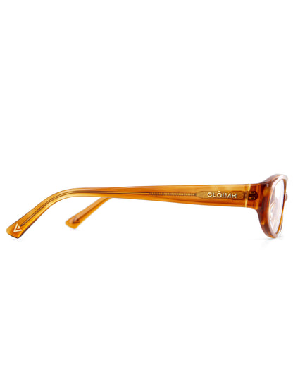 IOLLA x CLÒIMH Blue Light Filter Glasses Frame 002 - Cinnamon Swirl
