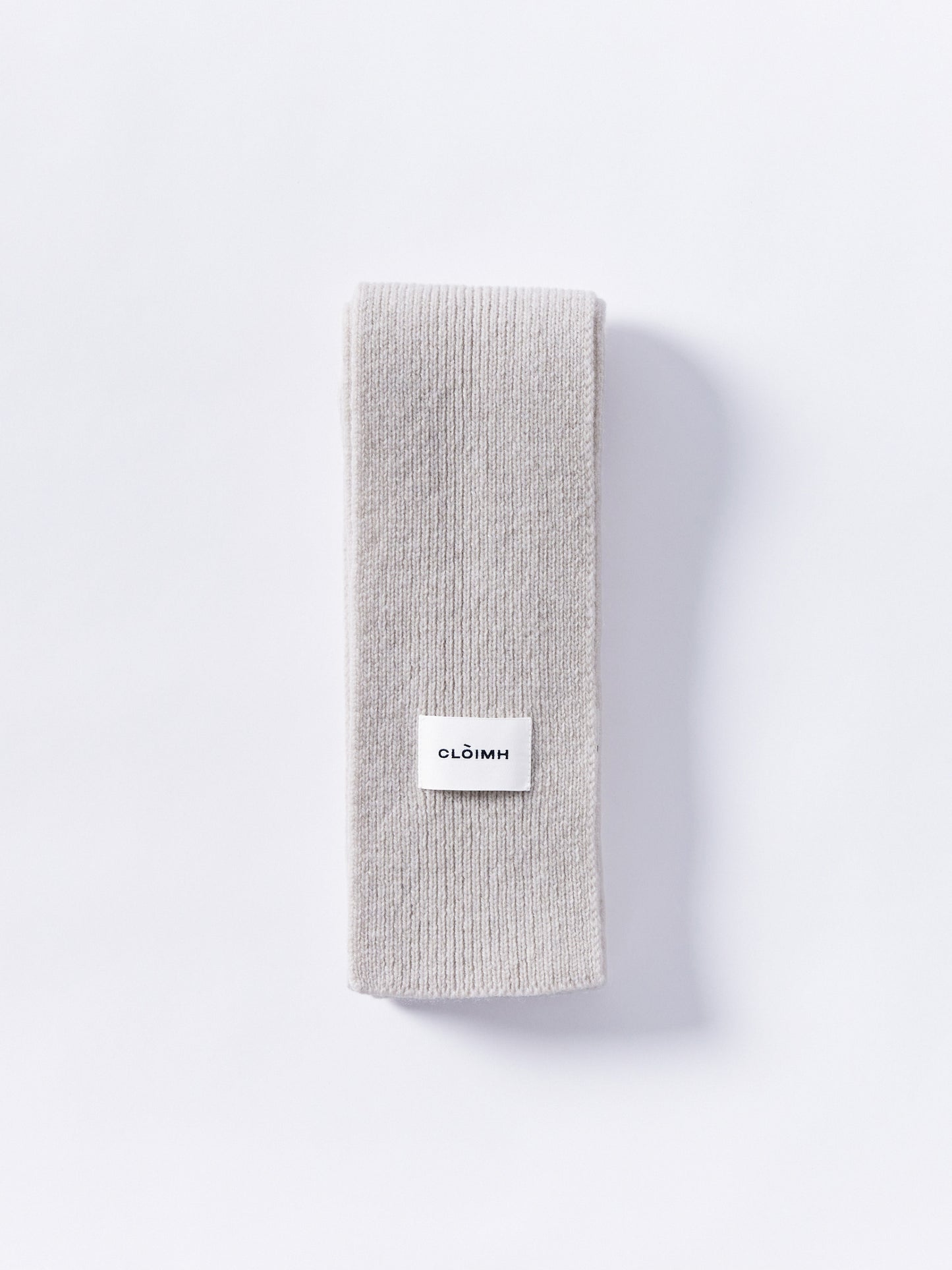 Soft Wool Mini Scarf - Sand