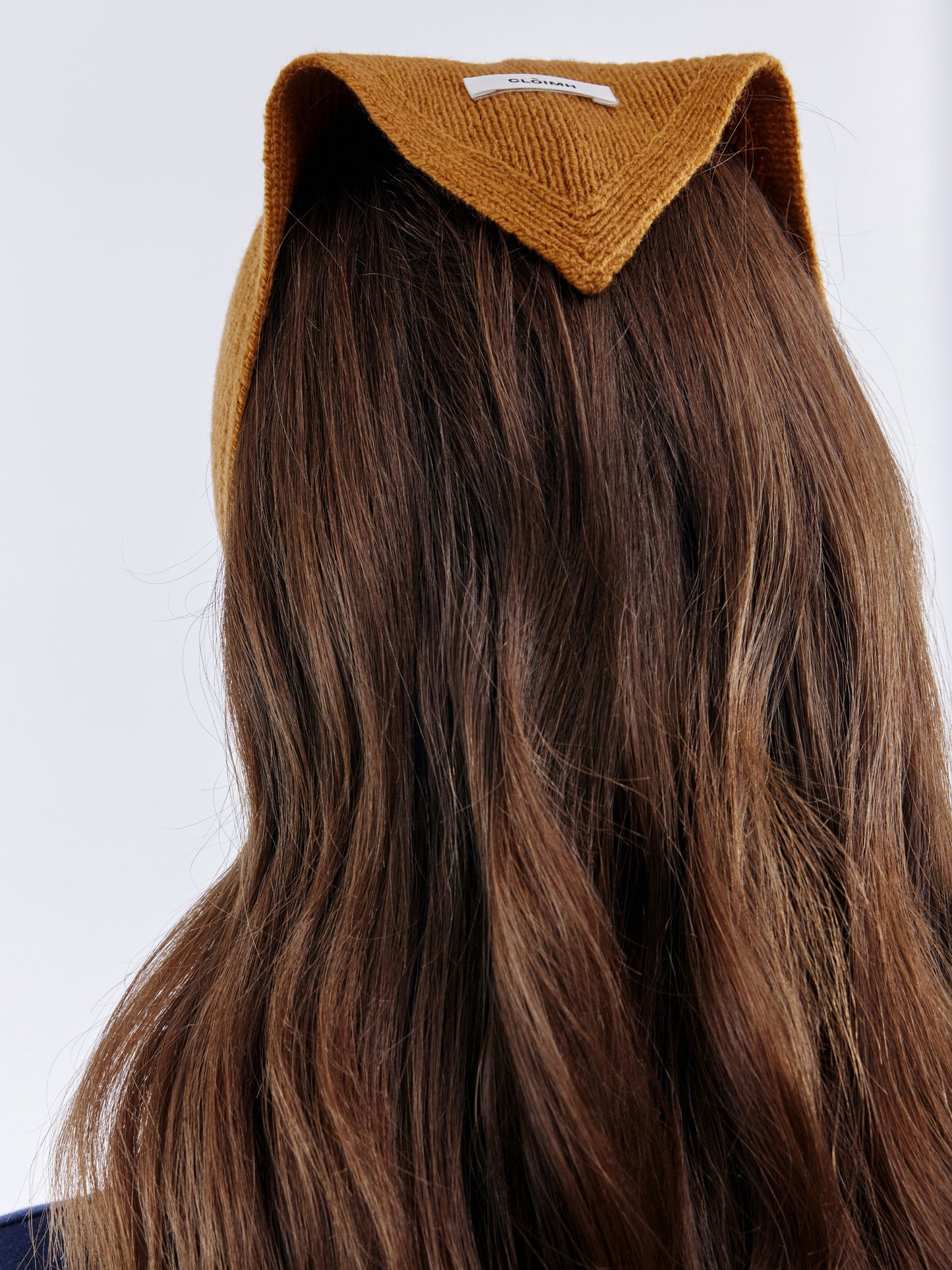 Ribbed Soft Wool Bandana - Chai