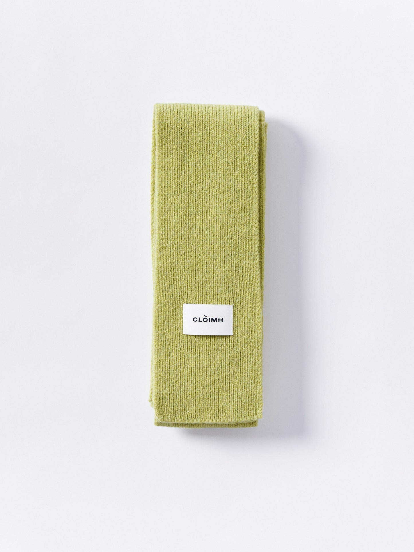 Soft Wool Mini Scarf - Punch Green