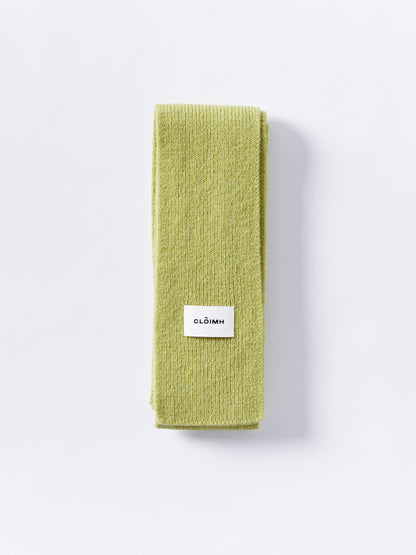 Soft Wool Mini Scarf - Punch Green