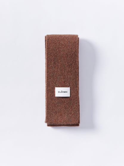 Mini Soft Wool Scarf - Hazelnut
