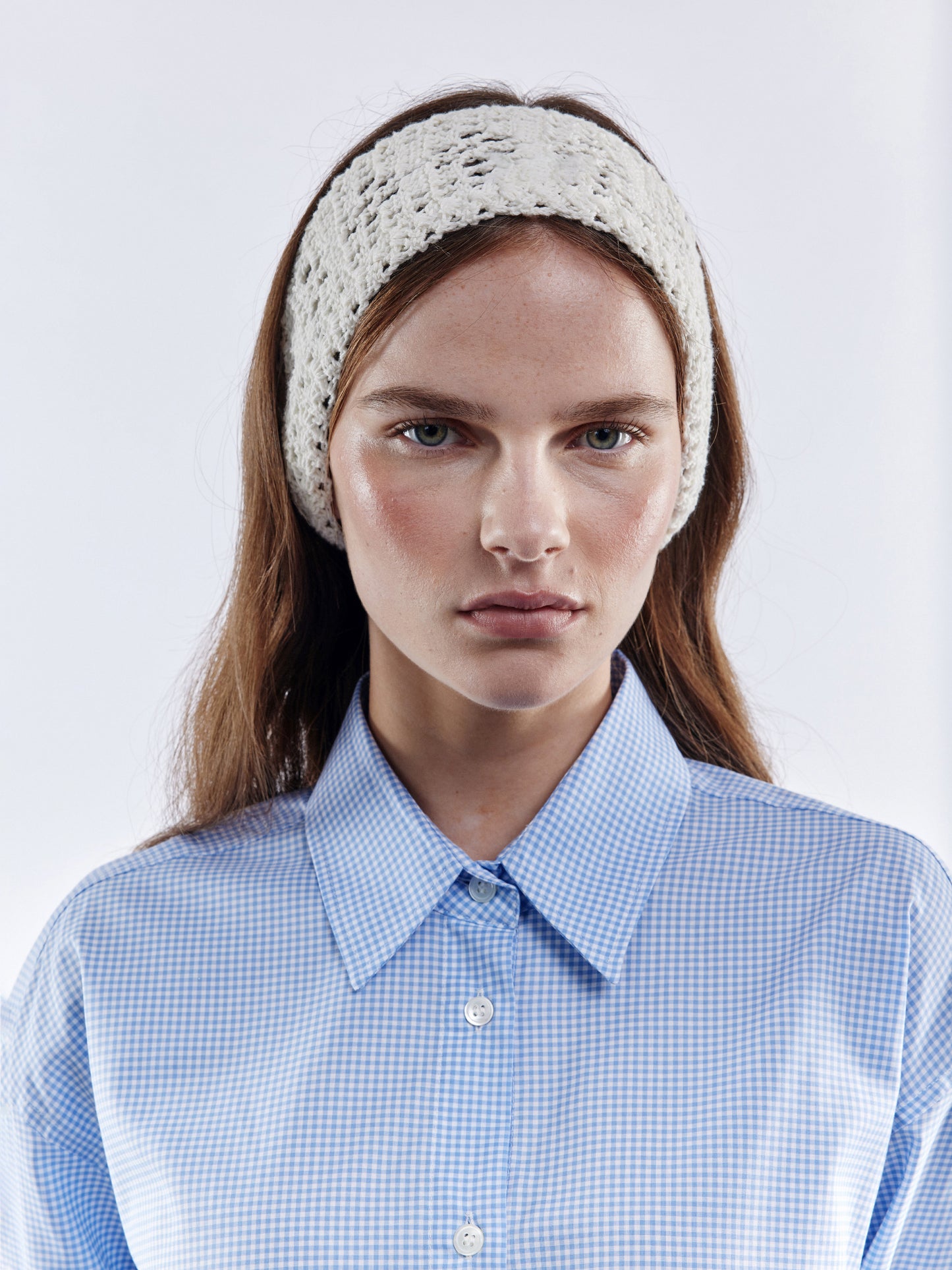 Hand Crocheted Tie - Off-White