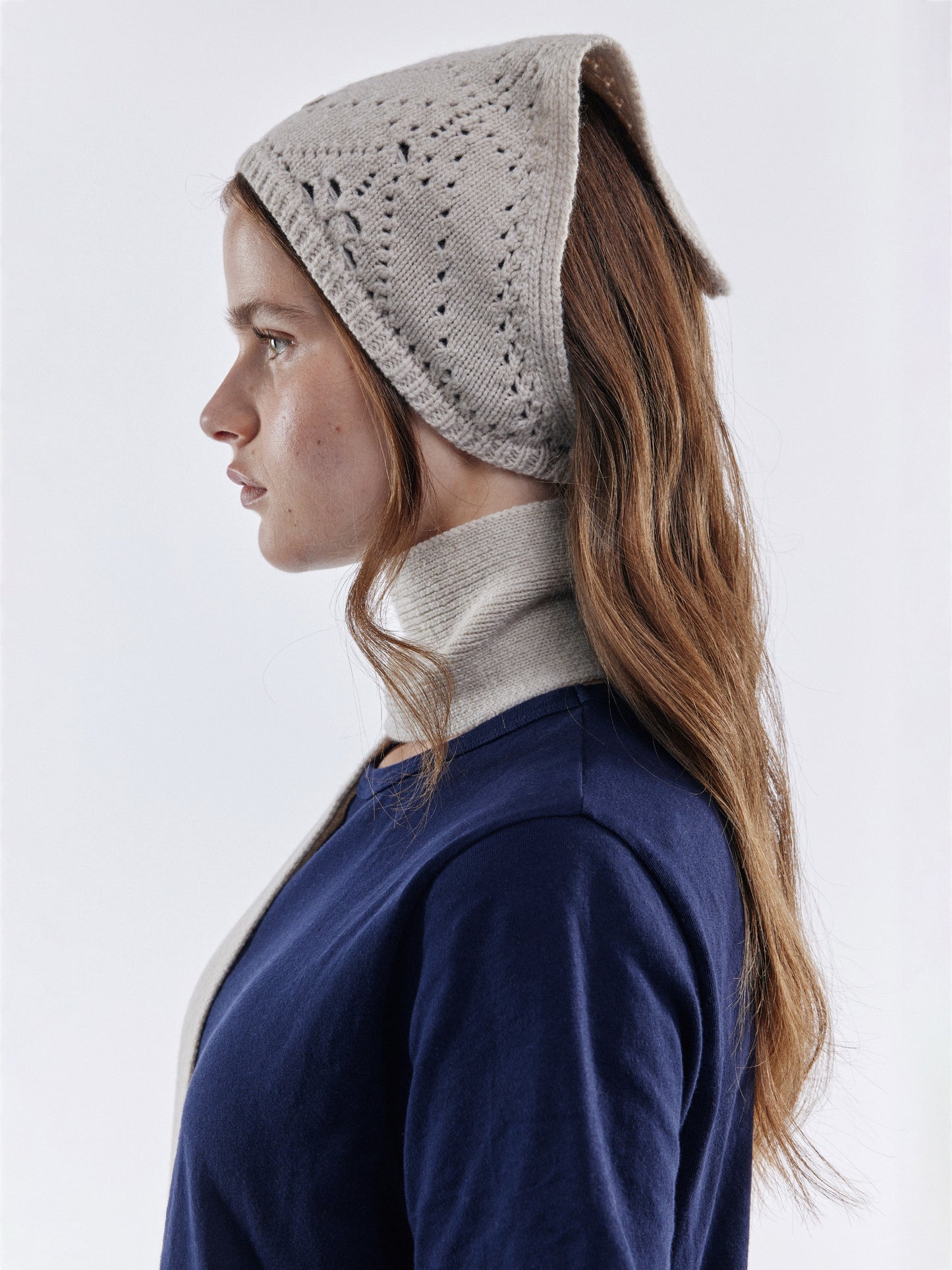 Soft Wool Mini Scarf - Sand