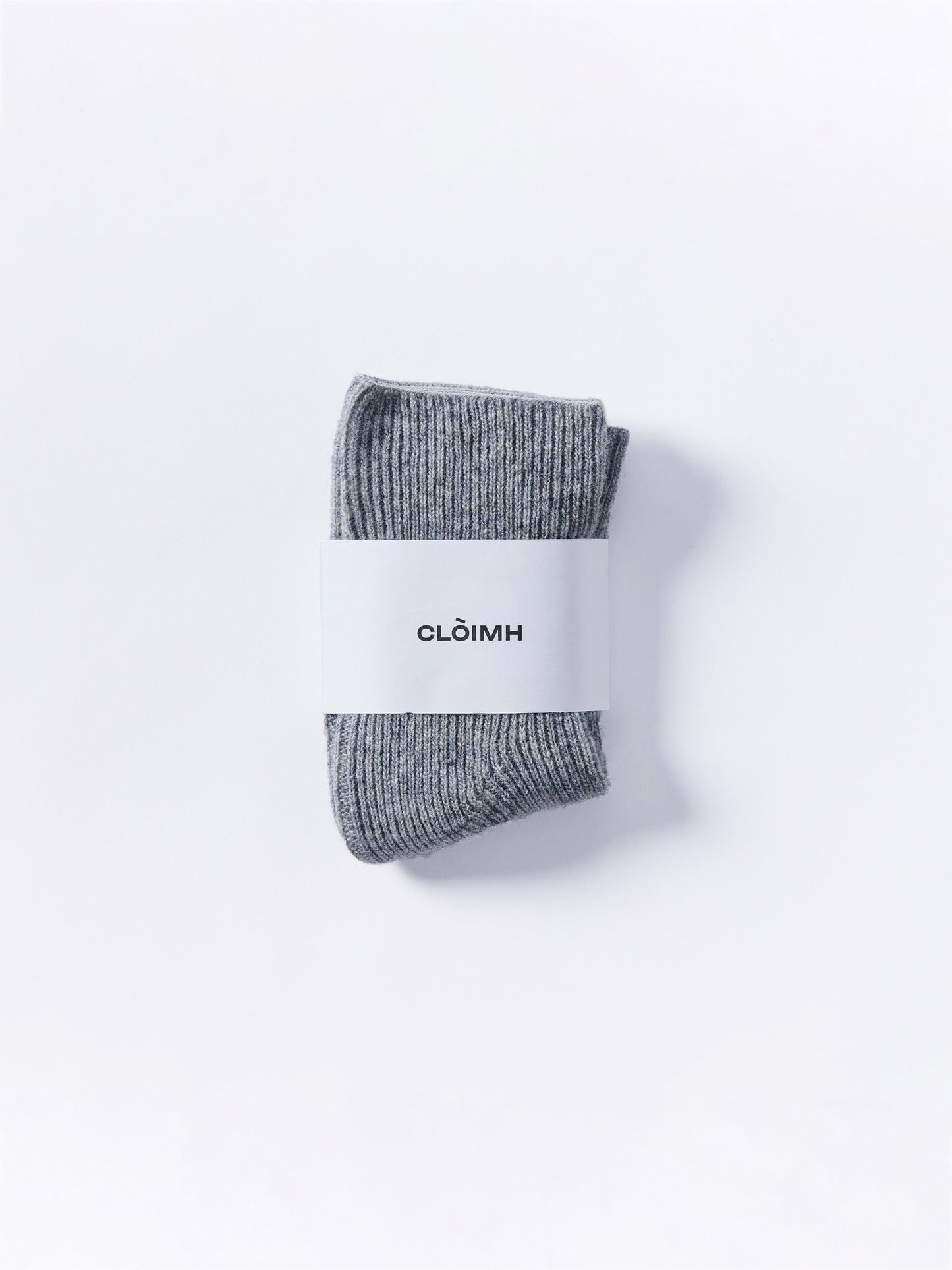 Soft Wool Anklet Sock - Light Grey