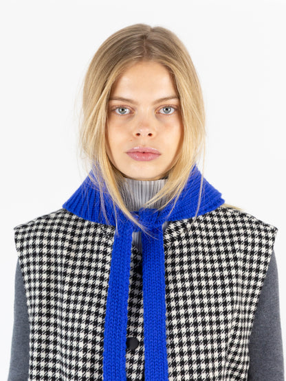 Soft Wool Chunky Bandana - Cobalt Blue