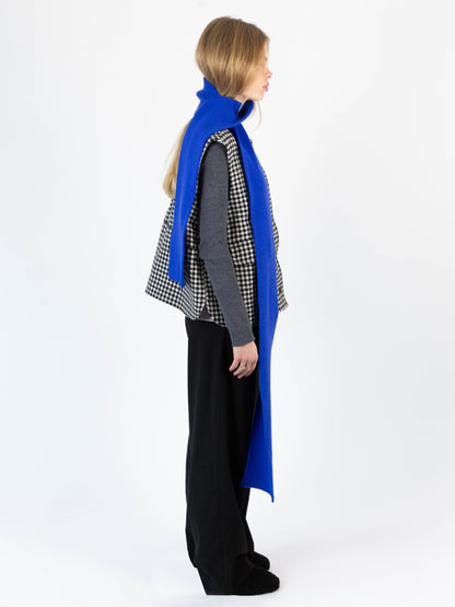 Soft Wool Scarf - Cobalt Blue