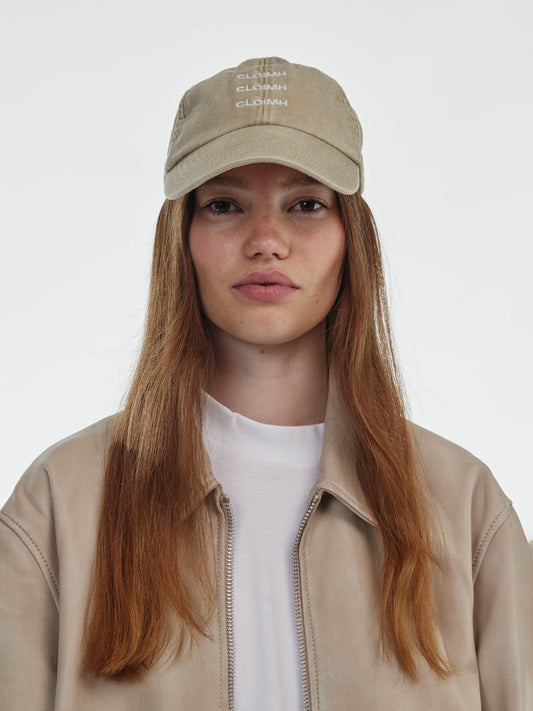 Washed Cotton CLÒIMH Cap - Sand