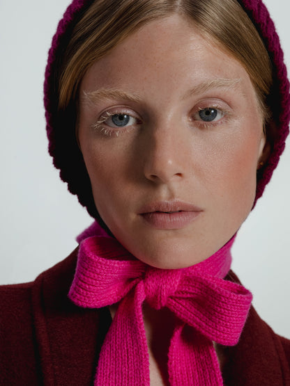 Soft Wool Tied Hood - CLÒIMH x Fabienne Chapot