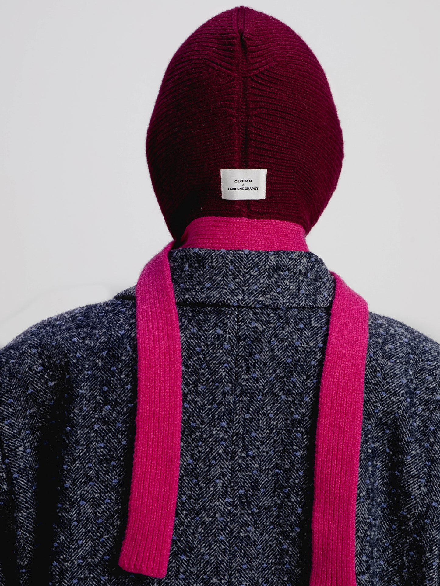 Soft Wool Tied Hood - CLÒIMH x Fabienne Chapot