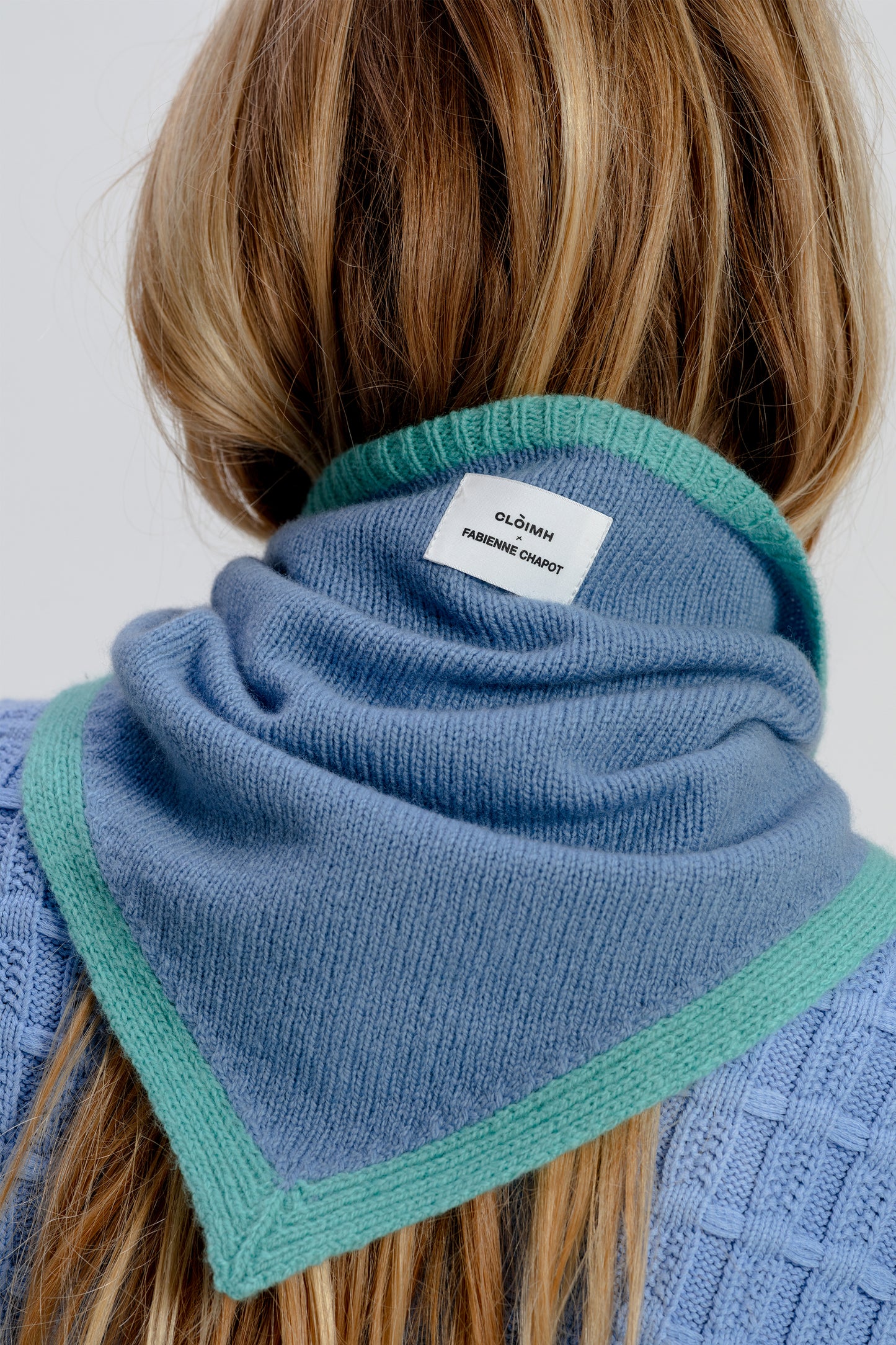 Soft Wool Bandana Scarf - CLÒIMH x Fabienne Chapot