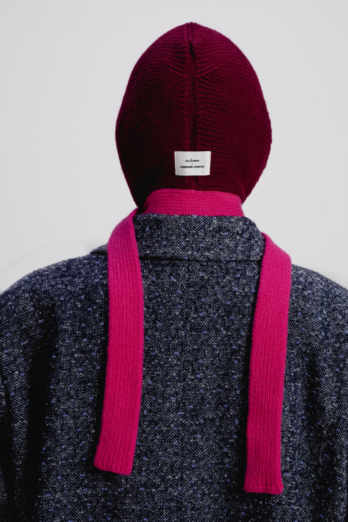Soft Wool Tied Hood - CLÒIMH x Fabienne Chapot