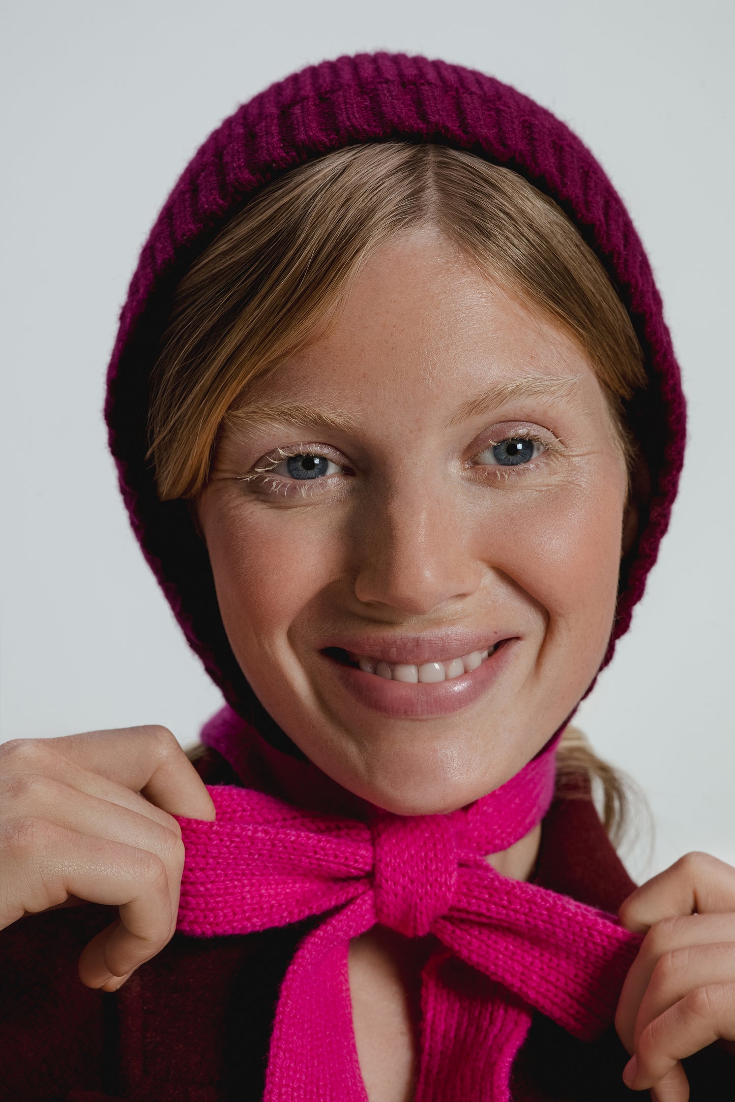 Soft Wool Tied Hood - CLÒIMH x Fabienne Chapot
