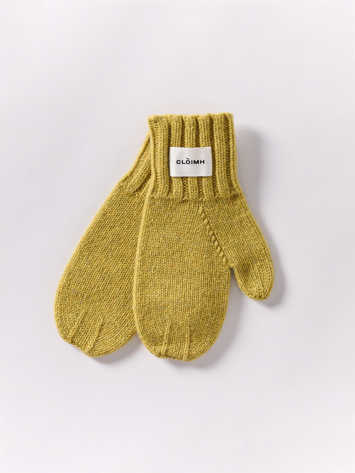 Oversized Wool Mittens - Trombone