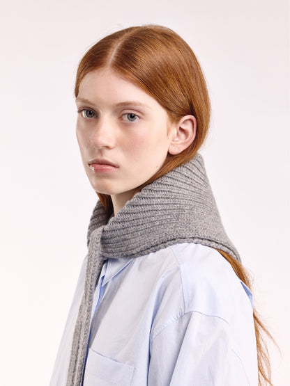 Soft Wool Chunky Bandana - Flannel Grey