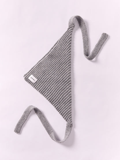 Soft Wool Chunky Bandana - Flannel Grey