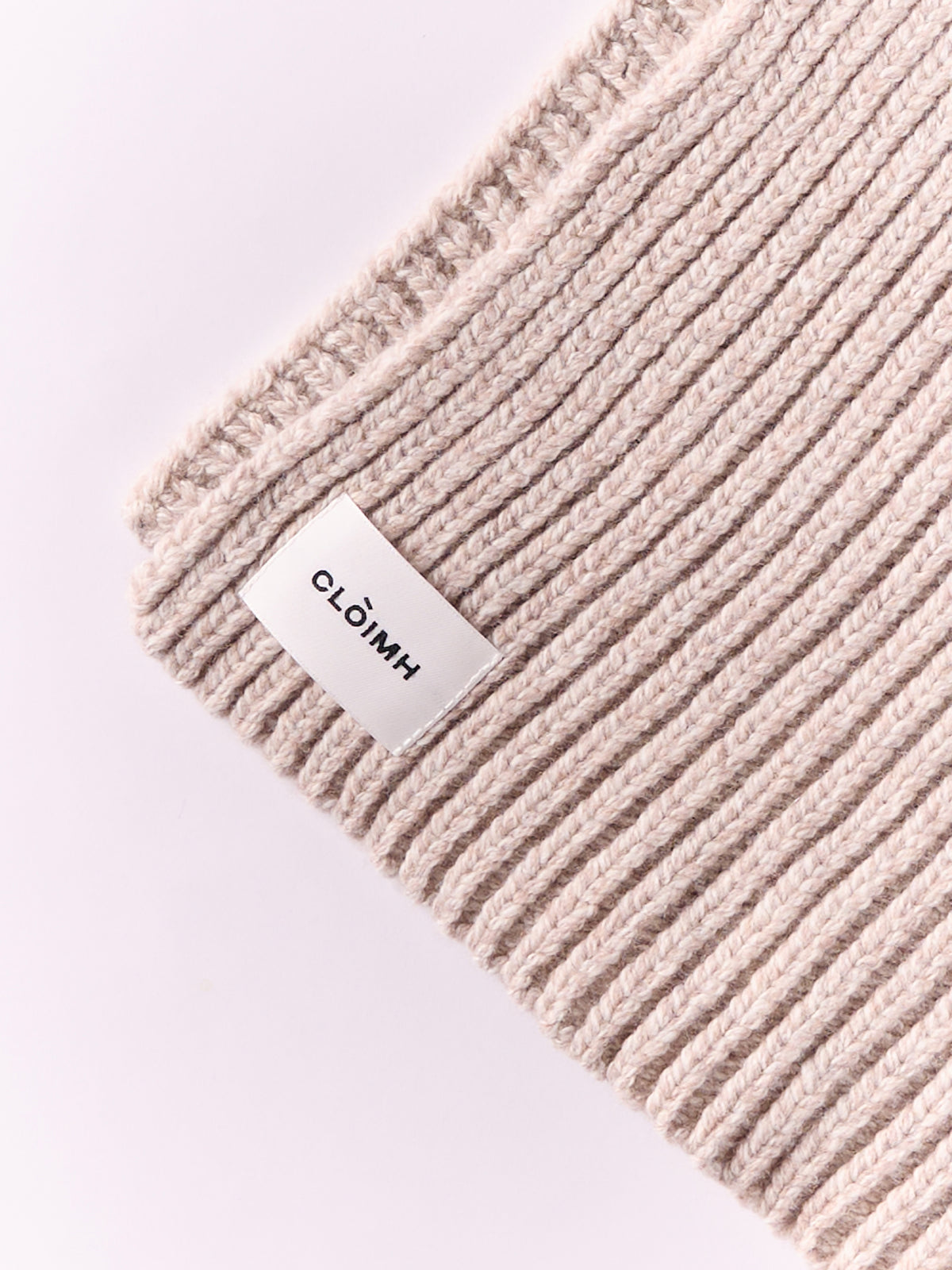 Soft Wool Chunky Bandana - Sand Marl