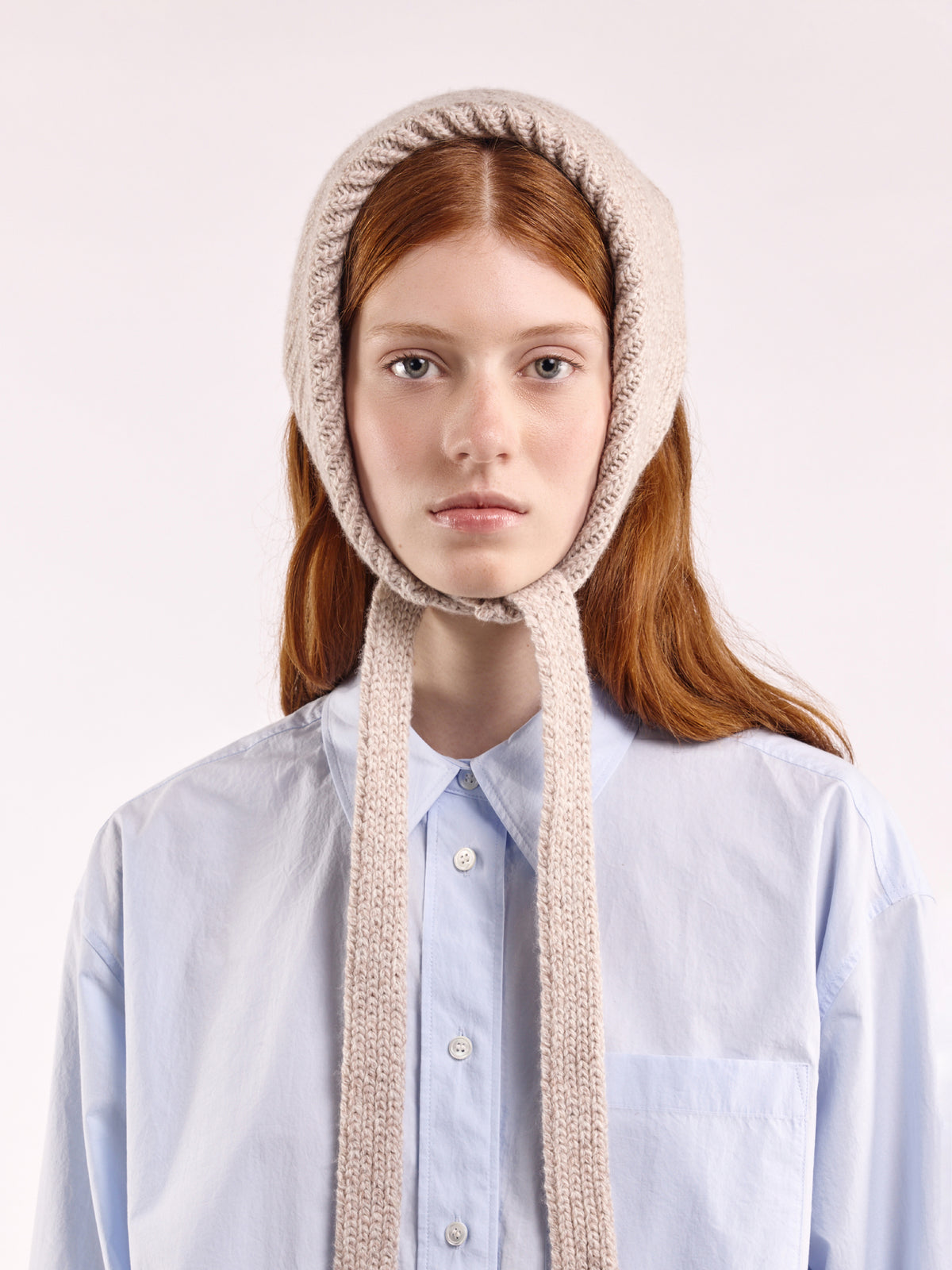 Soft Wool Chunky Bandana - Sand Marl