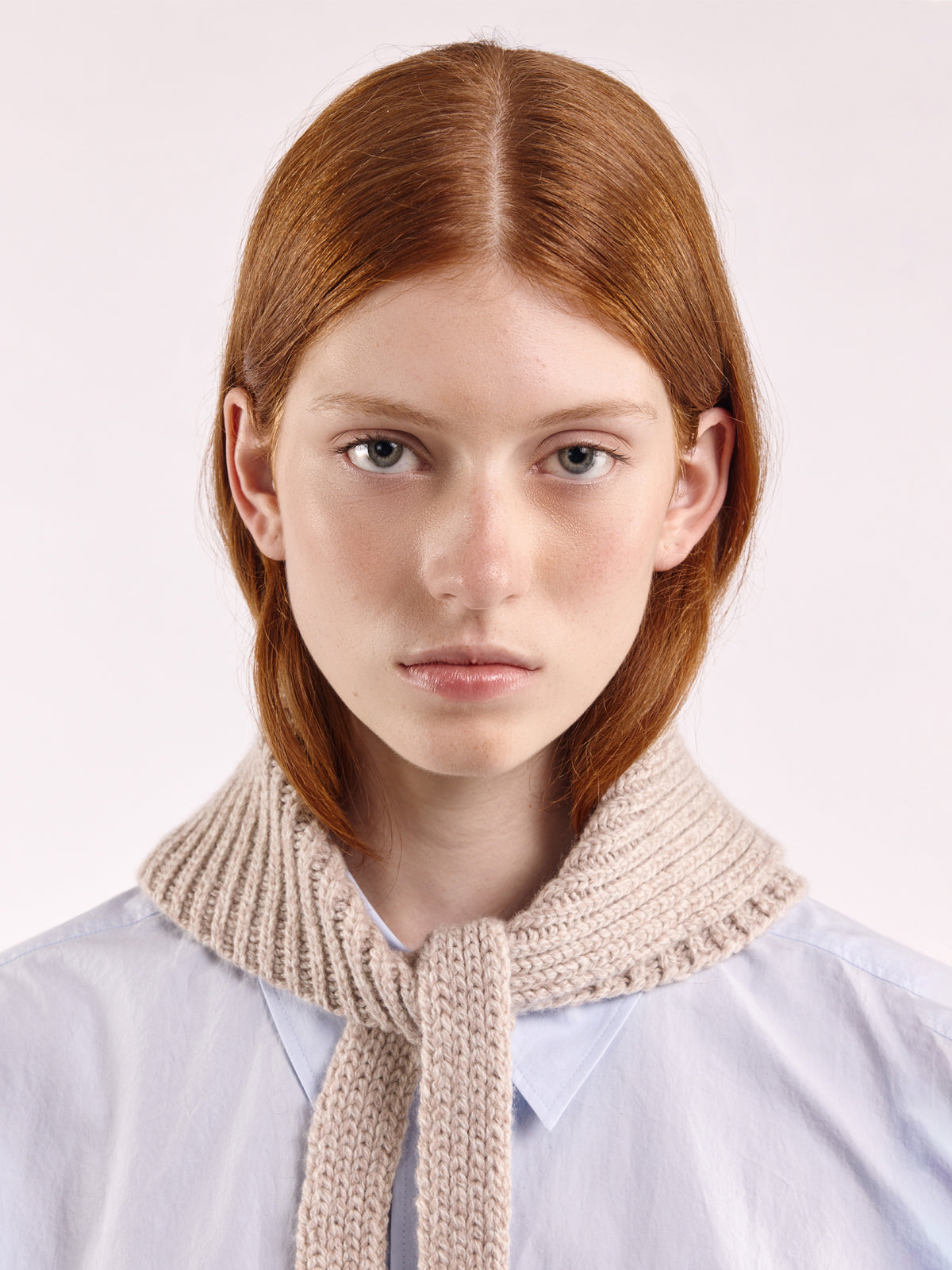 Soft Wool Chunky Bandana - Sand Marl
