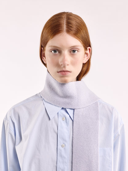 Soft Wool Mini Scarf - Pale Lavender