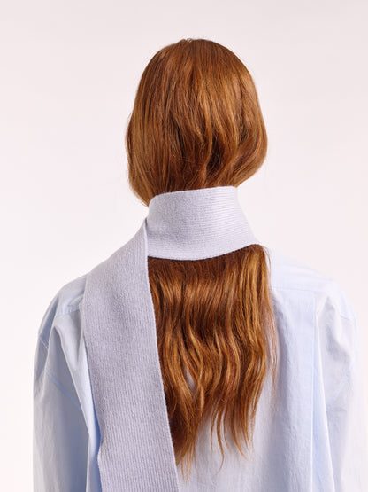 Soft Wool Mini Scarf - Pale Lavender