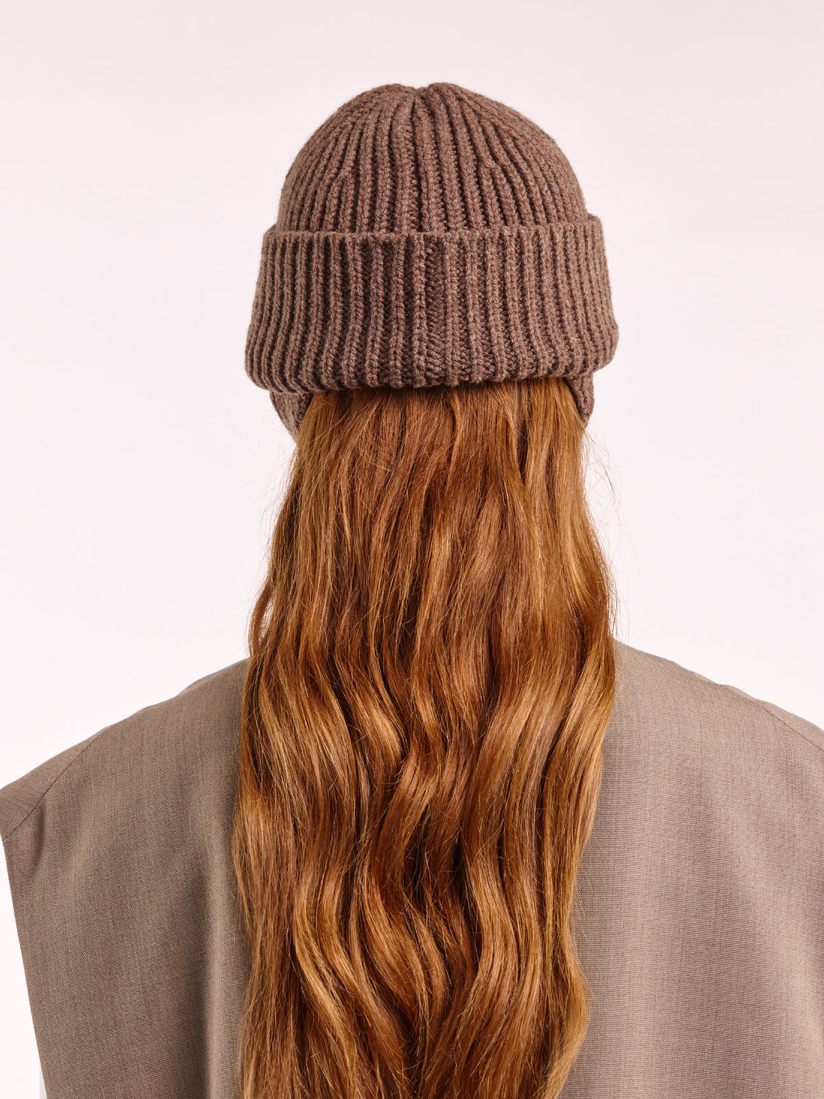 Wool Ear Flap Hat - Brown