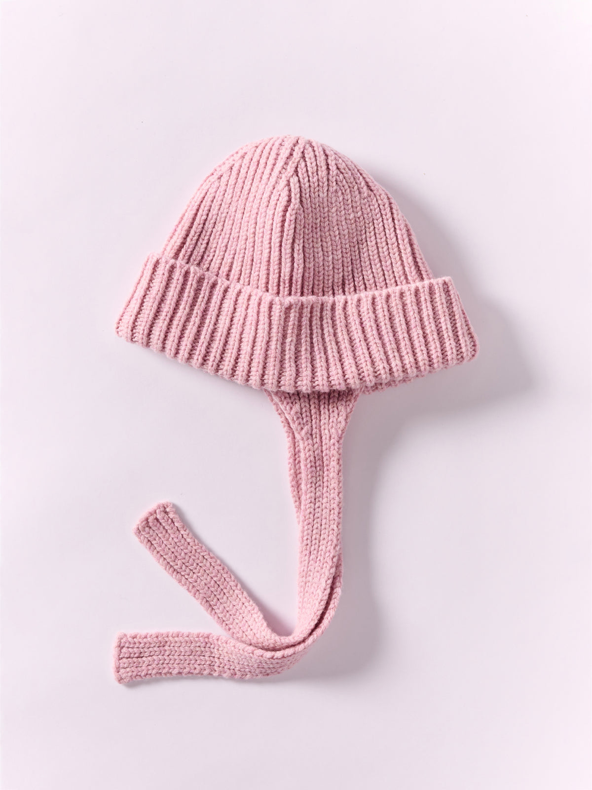 Wool Ear Flap Hat - Rose