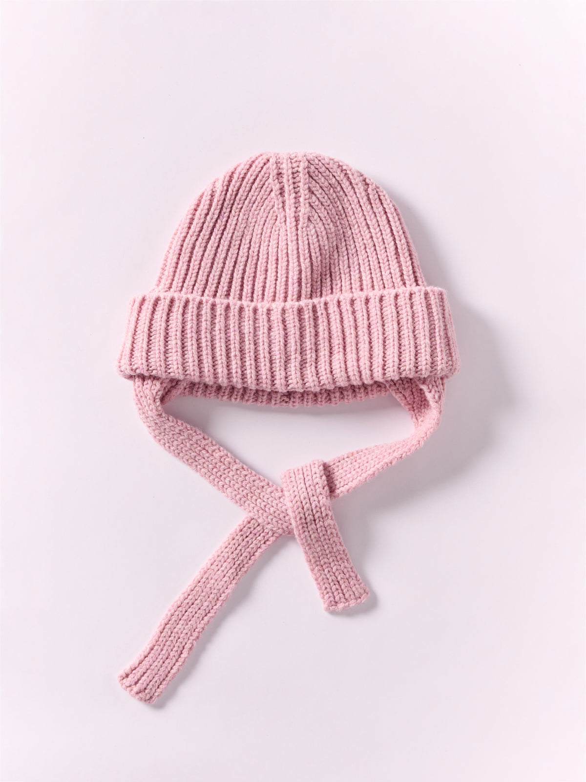 Wool Ear Flap Hat - Rose
