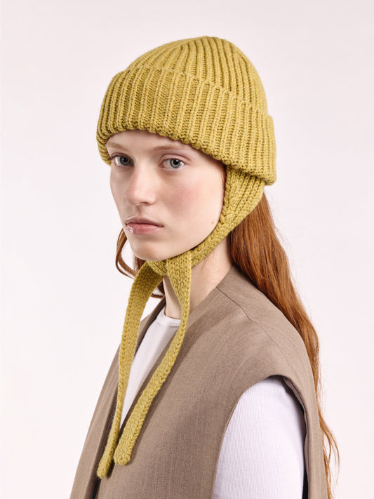 Wool Ear Flap Hat - Trombone