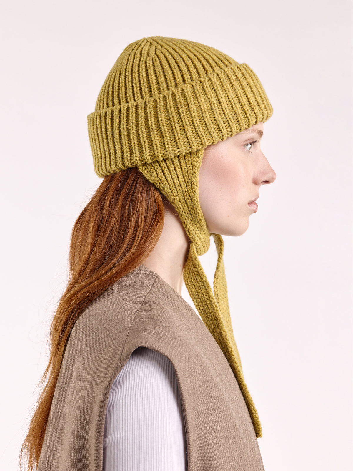 Wool Ear Flap Hat - Trombone