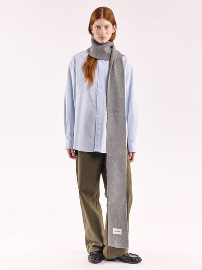 Soft Wool Scarf - Flannel Grey