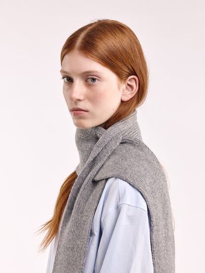 Soft Wool Scarf - Flannel Grey