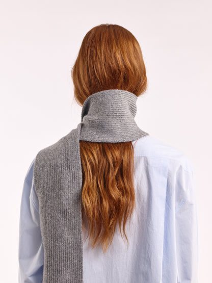 Soft Wool Scarf - Flannel Grey