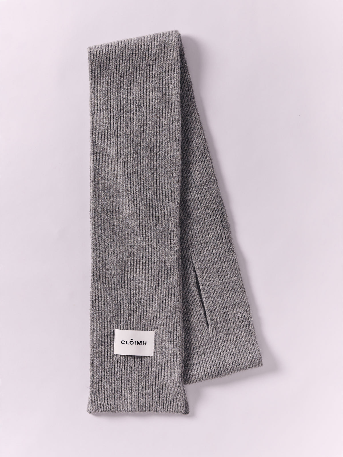 Soft Wool Scarf - Flannel Grey