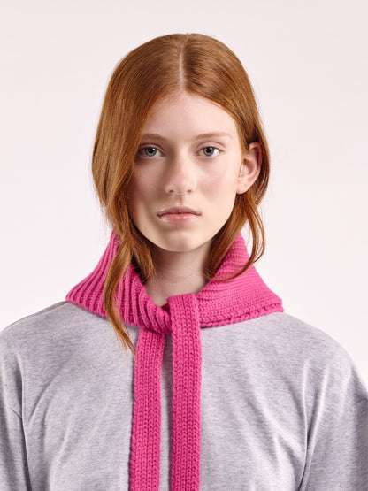 Soft Wool Chunky Bandana - Fuchsia