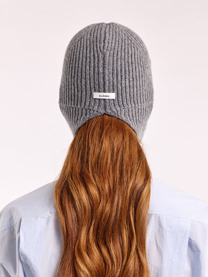 Wool Tied Trapper Hat - Grey