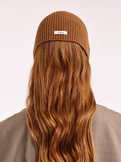 Soft Wool Tied Head Band - Vintage Vicuna