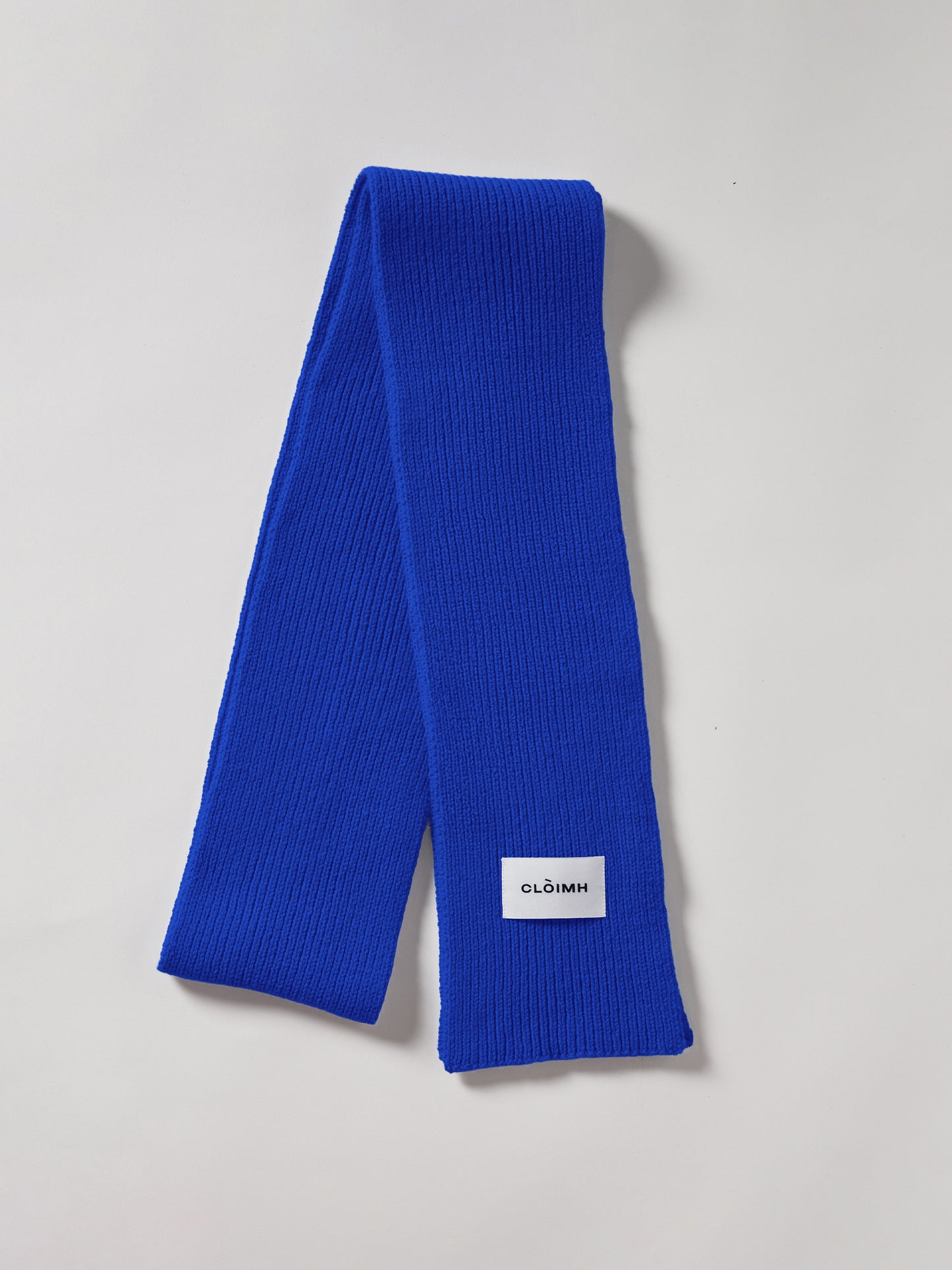 Soft Wool Scarf - Cobalt Blue