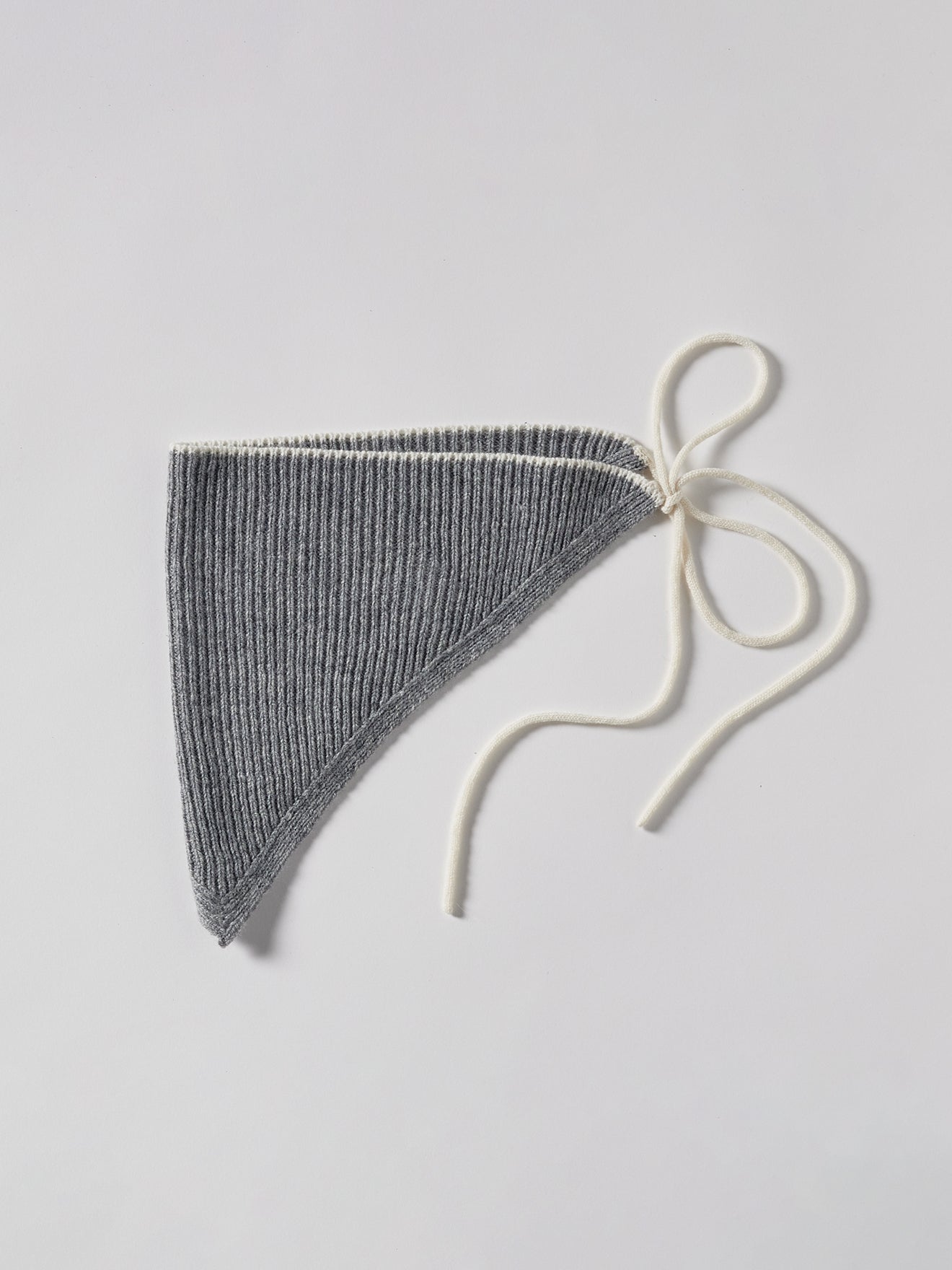 Soft Wool Bandana - Grey