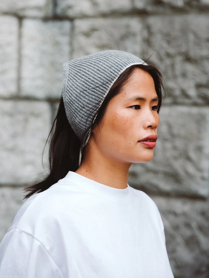 Soft Wool Bandana - Grey